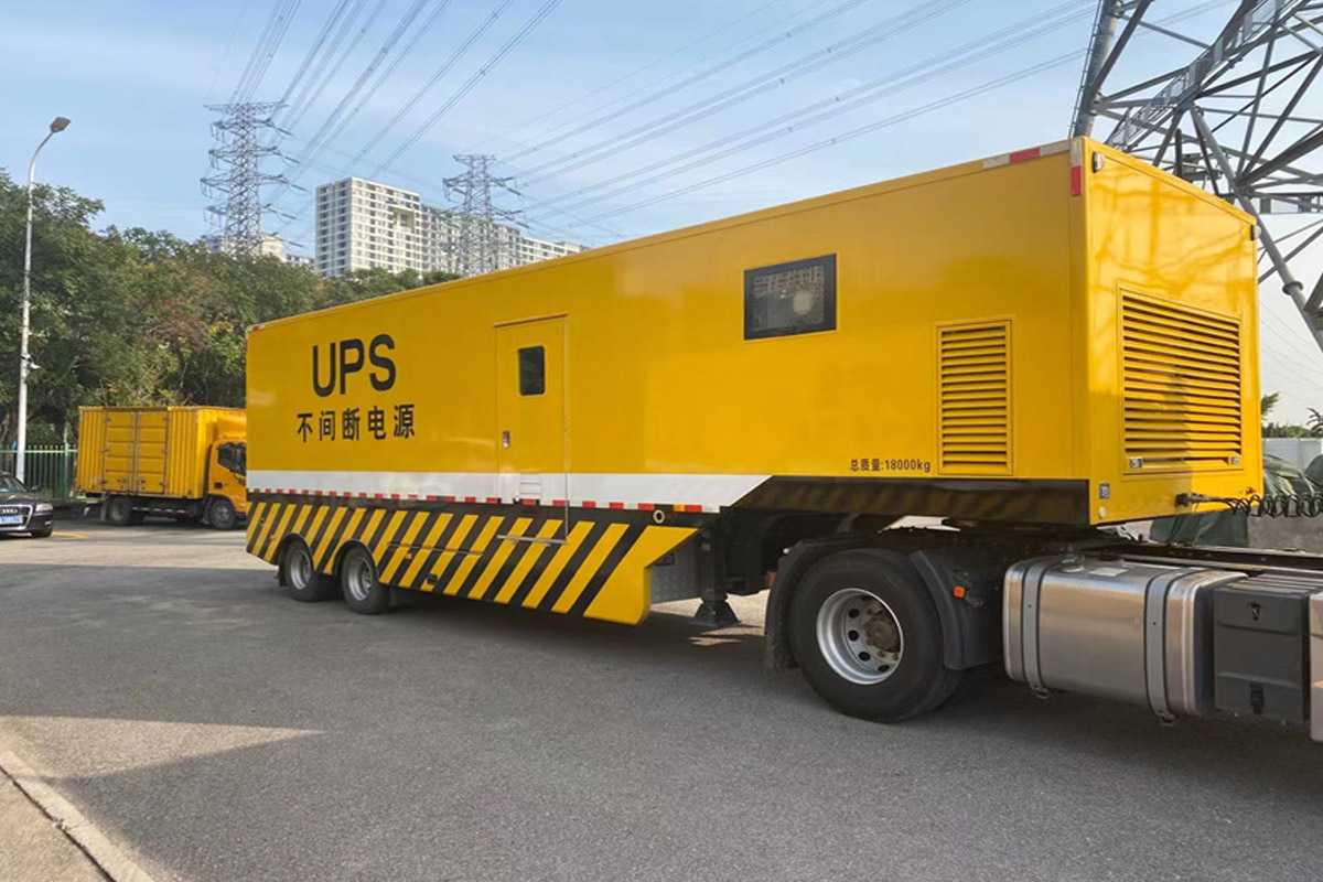 叶城发电机租赁施工现场